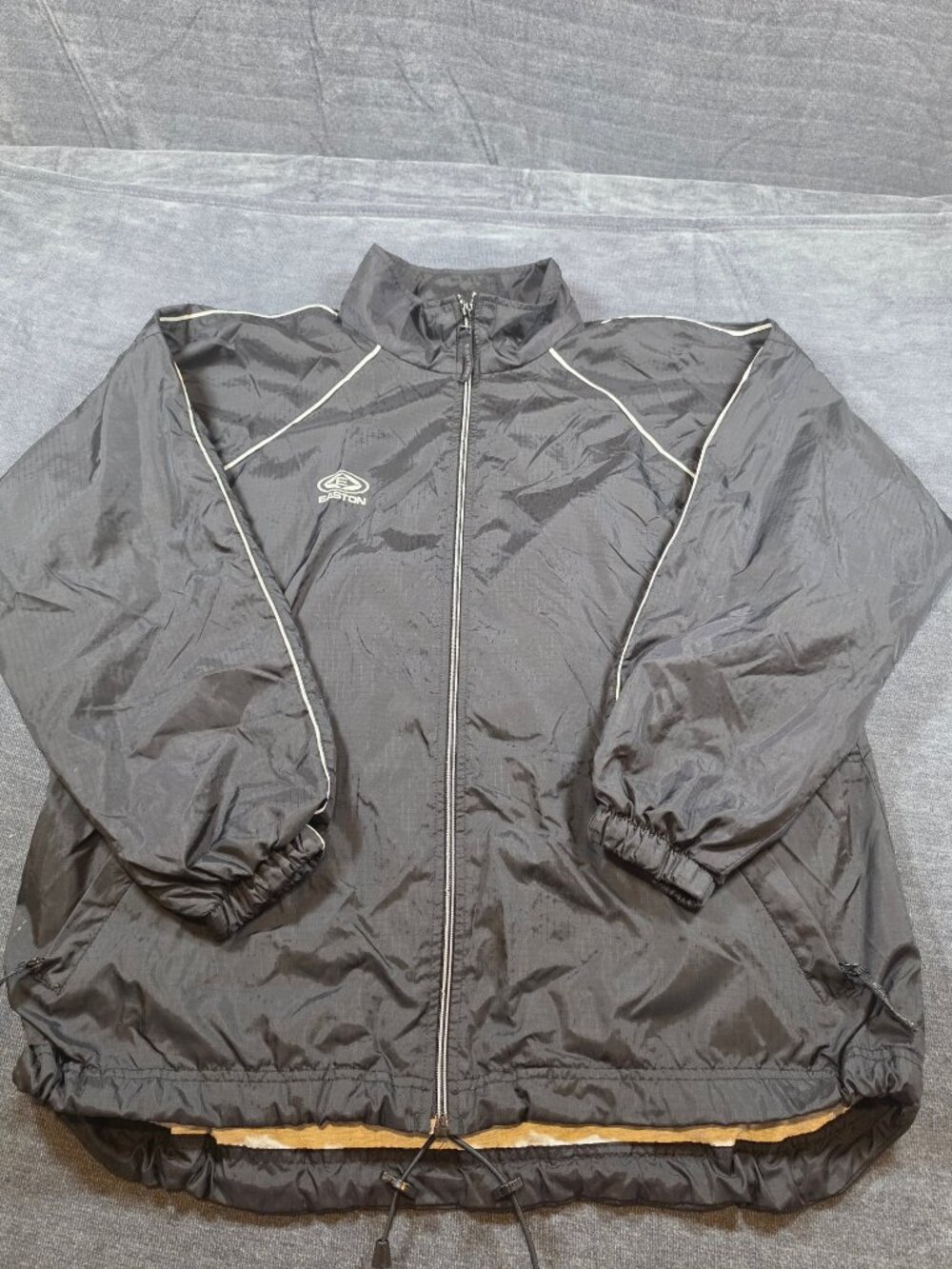Easton Black Windbreaker Jacket Size S